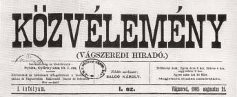 93. A Galánta és Vidéke, valamint a Közvélemény c.