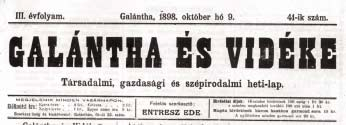 A két említett lapon kívül azonban nagyobb teret szentelt a vágsellyei régiónak az 1885-ben alapított, Illényi István által kiadott és szerkesztett Érsekújvár és Vidéke címû társadalmi és