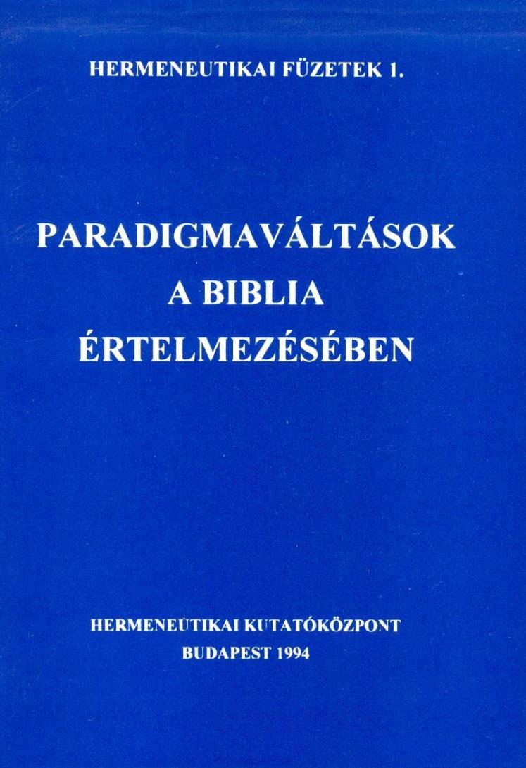 A HERMENEUTIKAI