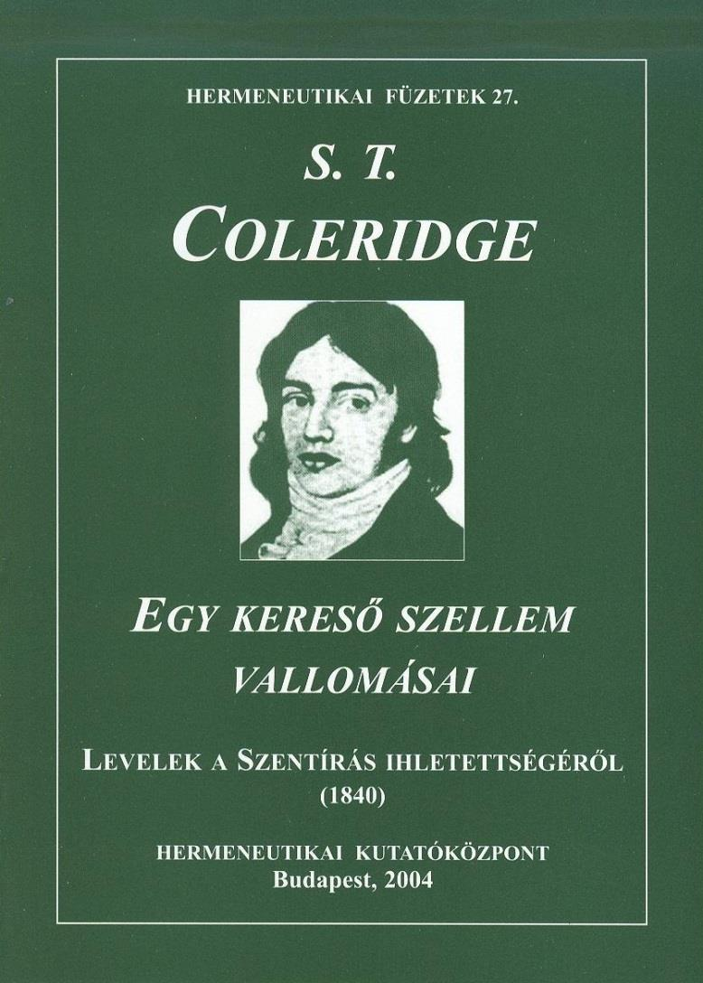 S. T. COLERIDGE: