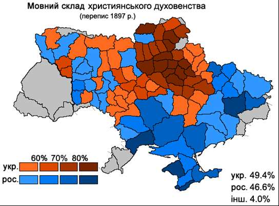 A regionális elitek gyökerei: lengyel és ukrán nyugaton orosz keleten.