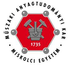 FIZIKAI KÉMIA ANYAGMÉRNÖK BSc.