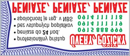 000 výtlaèkov, (17. roèník) Pôsobnos : okres Dujská Streda Distribúcia: zadarmo kolportérmi do domácností a firiem VYCVIČÍM vášho PSA, profesionál 0908 728 081 51-0121 94-0139 týždenne: Západné : 170.