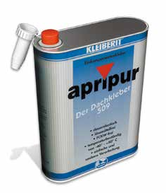 Ragasztóanyagok Apripur ragasztó Csomagolás: 2 kg/doboz. Egykomponensű poliuretán bázisú ra gasztó, amely a légnedvesség hatására keményedik.