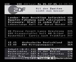 Speciális teletextfunkciók használata A teletext menüjének elérése A teletext szolgáltatásainak elérése a teletext beállításainak menüjéb l. 1 Nyomja meg az TELETEXT gombot.