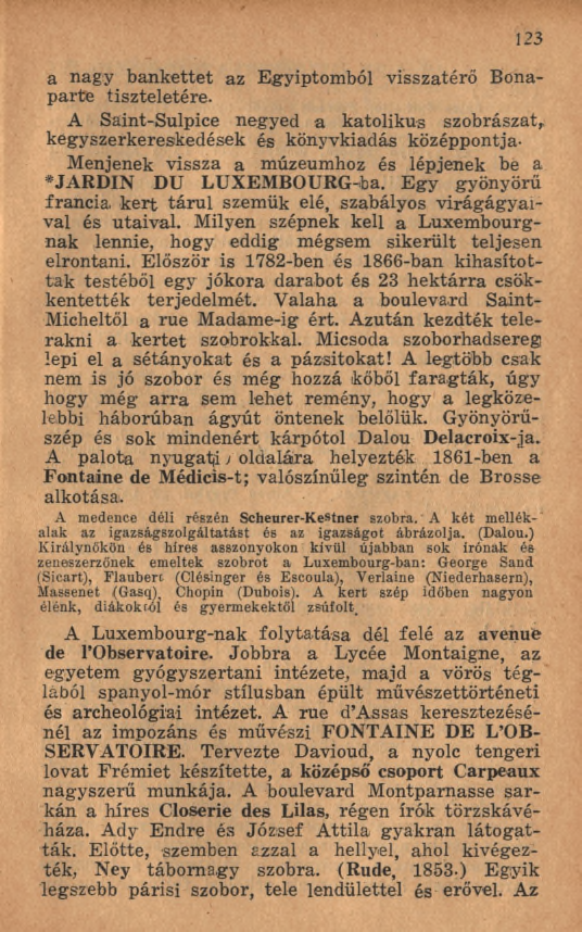 123 a nagy bankettet az Egyiptomból visszatérő Bonap arte tiszteletére.