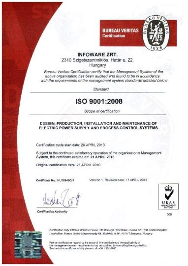 ISO 17025:2005 Akkreditáció NAT GE Grid