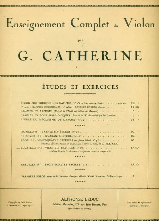 66. Feigerl, Peregrine: 24 etudes ou caprices dans les 25 tons de la gamme pour le violon accompagnés d'un second violon par Peregrine Feigerl.