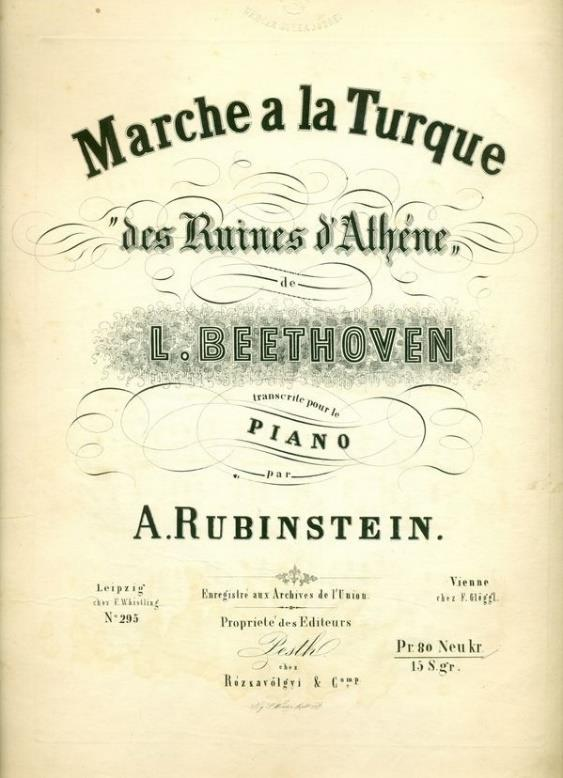 120. Beethoven, Ludwig van: Für Elise für Klavier - zongorára Budapest, cca. 1970, EMB. VN Z. 671. 3, [1] p. 285 mm One leaf print. Vignette on back cover. Good. Egylapos nyomtatvány.