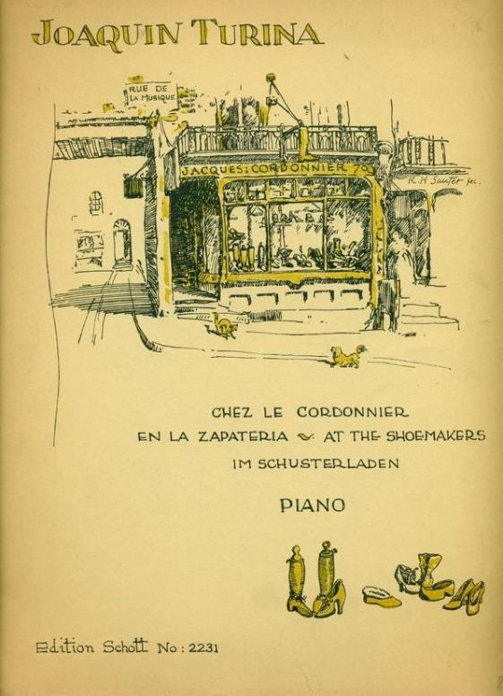 143. Schumann, Robert: Kinderszenen für Klavier zu 2 Händen von Robert Schumann Opus 15. Neue Ausgabe von Emil von Sauer Leipzig, cca. 1960, Peters. VN 10413. 17, [1] p. 300 mm Paper cover.