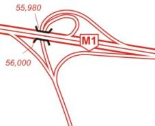 4.4. Külön szintű közúti csomópont szükséges, ha a jelzőlámpás