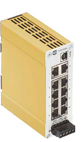 Switchurile FTS de la HARTING fac posibilă prioritizarea cadrelor Ethernet în timp critic pentru a garanta o reţea deterministă.