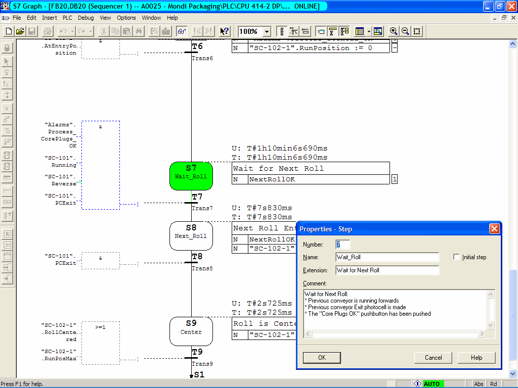 Sorrendi vezéslések S7 rendszerben Kód: S7-GRAPH Az iparban a számítógépes vezérlések többsége sorrendi jellegű folyamatokon valósul meg.