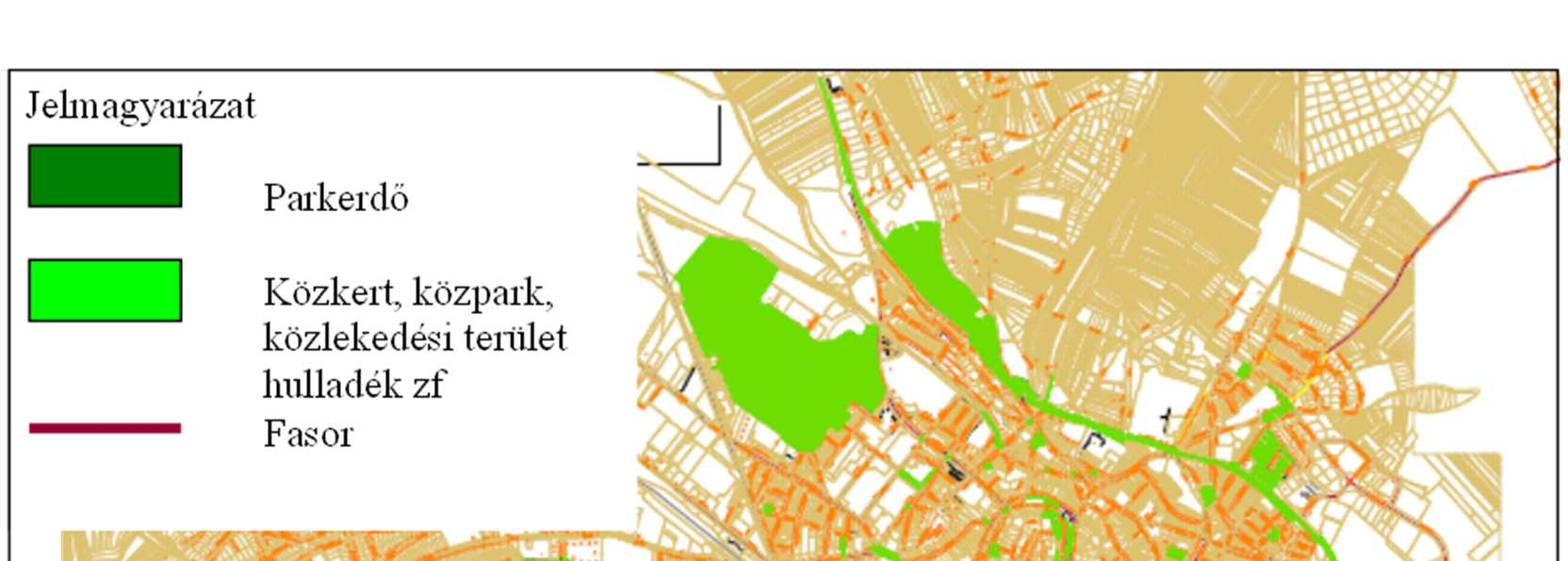 3.2. A belterületi zöldfelületi rendszer általános jellemzése 15