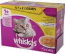 Whiskas száraz macskaeledel Ft/db, 1,4 kg,