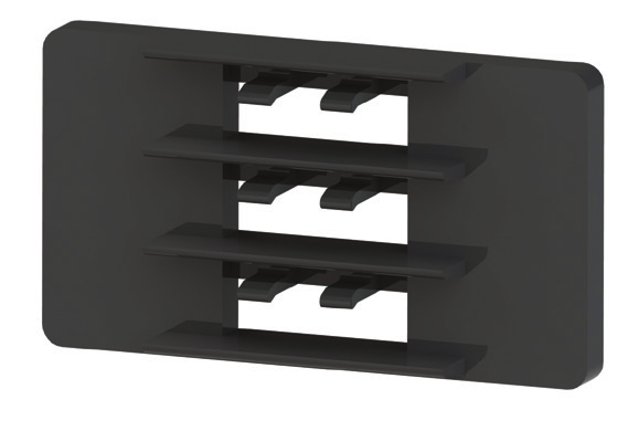 8 100 EFA04-06-ASS 16-utas, 3 mm-es Optikai szálrendező öntapadós lappal Fekete 4.8 100 EFA04-08-001 16-utas, 2 mm-es Optikai szálrendező Kék 6.