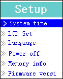 System time A pontos idő és a dátum beállítása: Válassza ki a System time