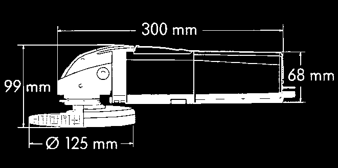 Maximális korongátmérõ 25 Korongszélesség 6 Üresjárati fordulatszám 0000 min - Megengedett vágósebesség 80 m/s Csatlakozóvezeték 4 m Súly 2, kg Szerszáentes korongcsere: A szorítókart elõrenyomni és