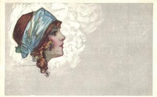 Italian art postcar d,
