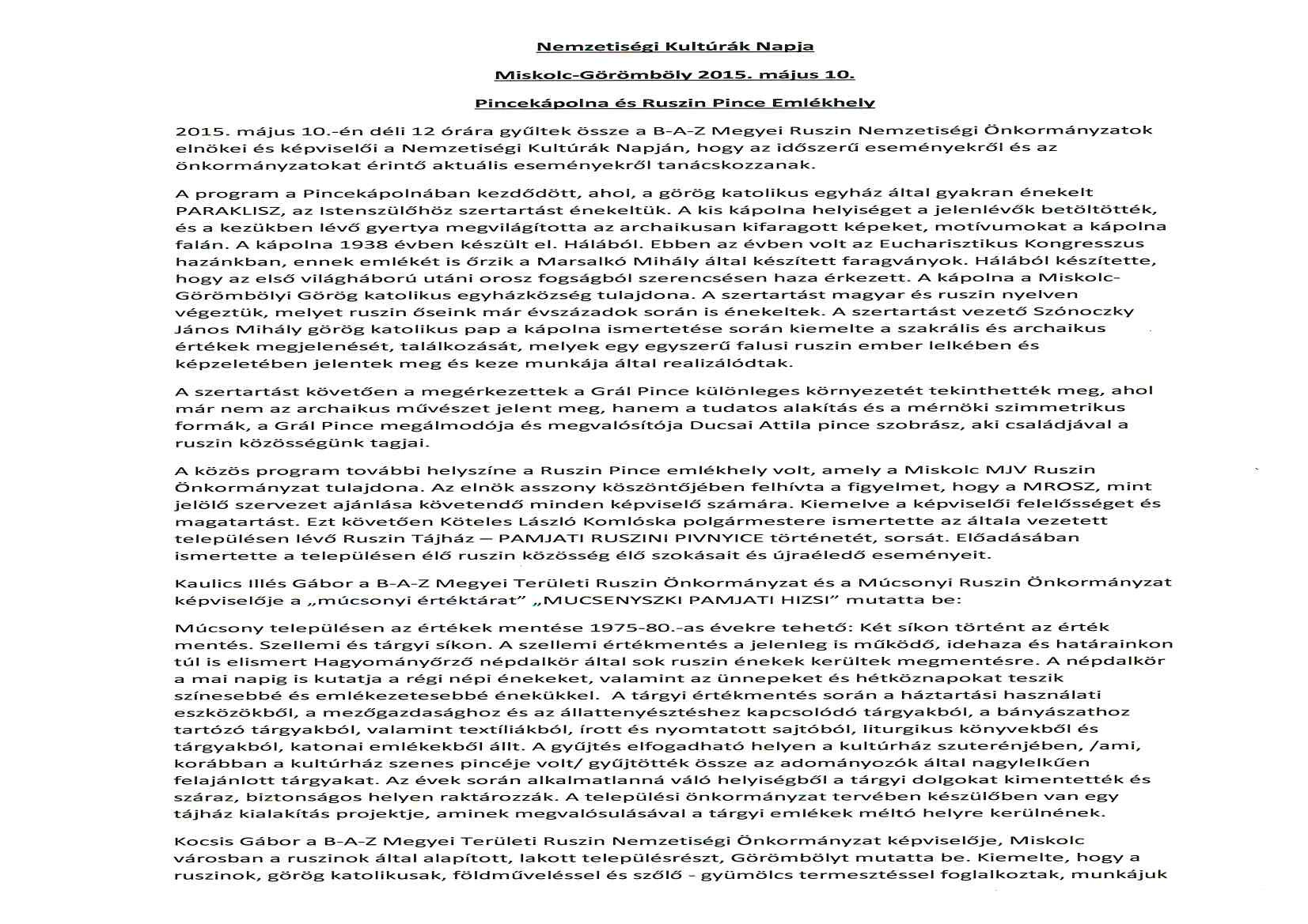 1. melléklet a
