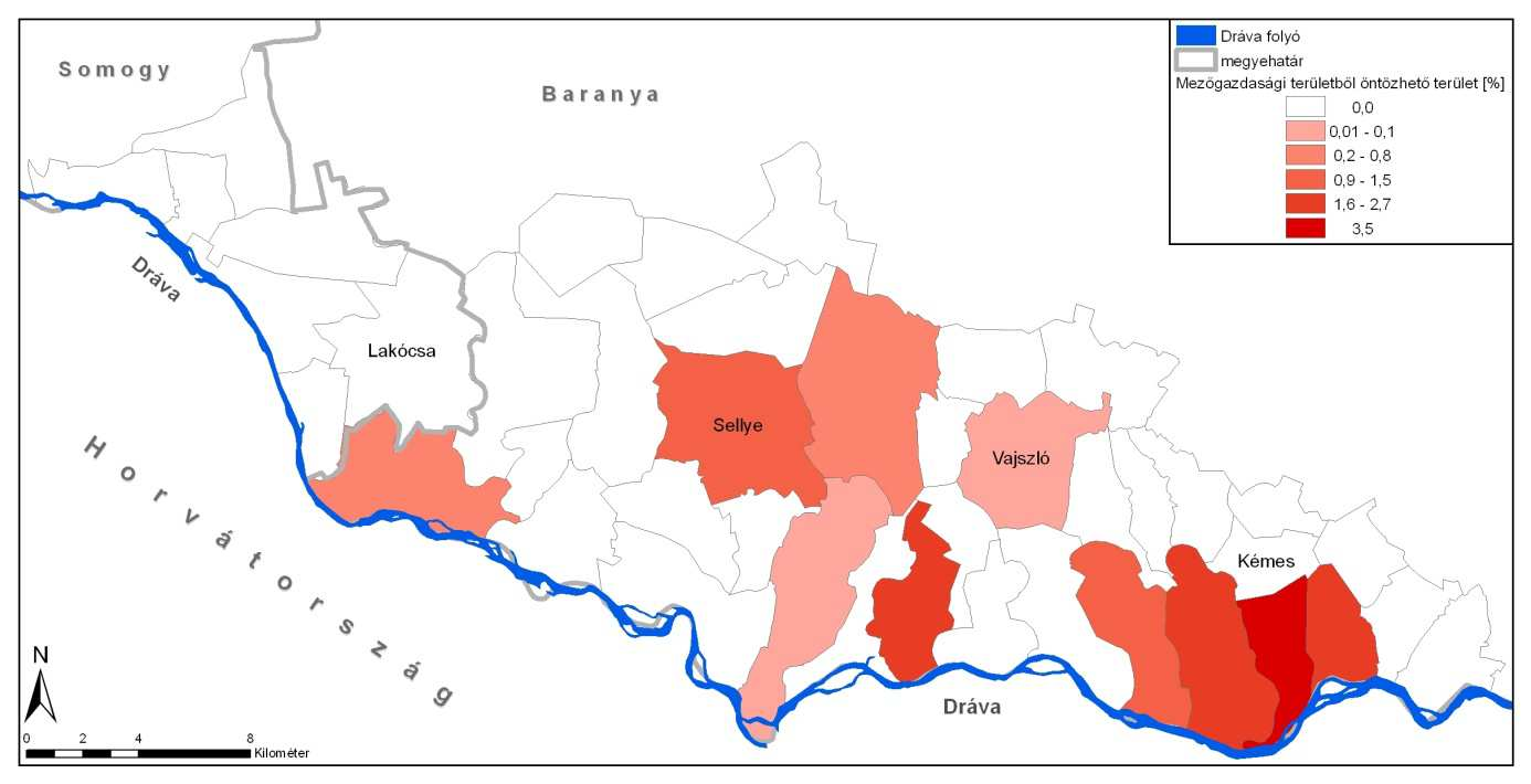 18. Térkép. Üvegházat és fóliát használók száma, 2010 [db] 19.