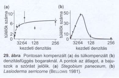 Növekedés szabályozás demográfiai jellemzése Kritikus korcsoportok, stádiumok: amelyek denzitása befolyásolja a túlélést/születést Szenzitív korcsoportok, stádiumok: amelyek túlélése/szaporodása