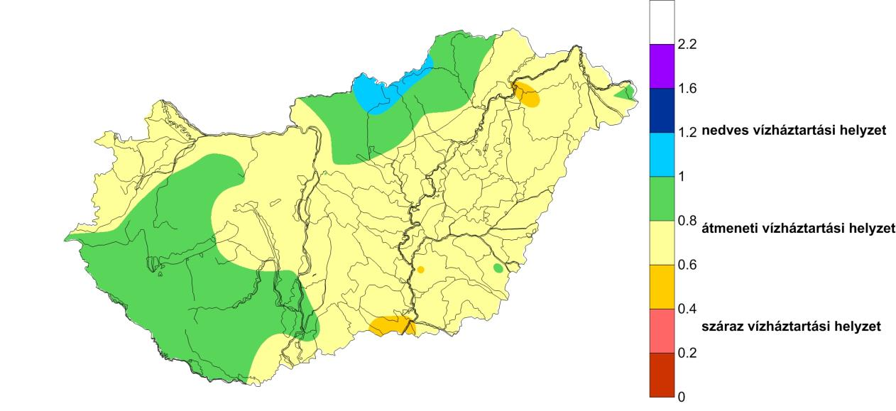 Az átlagosnál szárazabb januári időjárás esetén GVM Átlagosan csapadékos