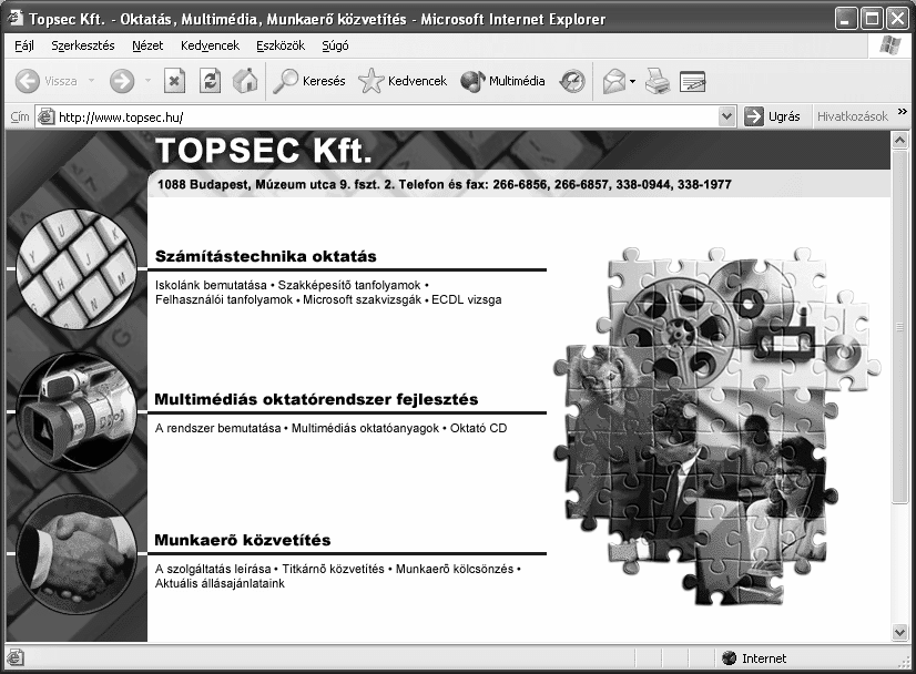 USENET HÍRCSOPORTOK Az Outlook Express program segítségével a UseNeten található hírcsoportokat is