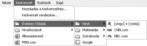 Információ és kommunikáció Amennyiben a kiválasztott karakterkészlet nem áll rendelkezésre, az Internet Explorer felkínálja a karakterkészlet letöltésének lehetőségét.