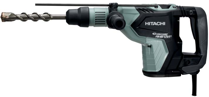 SDS max H itachi Koki SDS MAX FÚRÓ VÉSŐKALAPÁCSOK DH38MS Furatátmérő betonban 38 mm Furatátmérő fúrókoronával 105 mm 850 W Ütőenergia 9 J Befogás SDS Max Üresjárati fordulatszám 0 6000 min -1