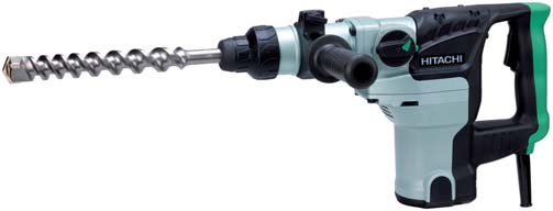 betonban 40 mm Furatátmérő fúrókoronával 105 mm 950 W Ütőenergia 10 J Befogás SDS Max Üresjárati fordulatszám 240 480 min -1 Ütésszám 1320 2650 min -1 435 mm 6,5 kg oldalfoganytú, hordtáska, kulcsok