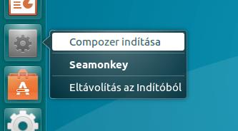 A Seamonkey szkriptünkkel elérhető azonban egy Compozer indítása opció, amely azonnal a webszerkesztő ablakot teszi a felhasználó elé.