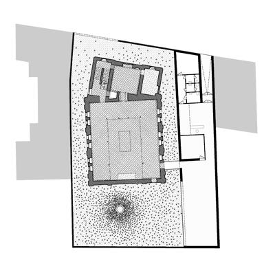 Bekerített ház Maga a bekerítés művelete képezi az építészeti koncepciót Fujimoto Garden House tervében, és a mexikói példánál is, mindkét esetben a természet egy kis területének bekerítése.