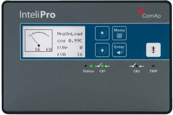 InteliPro Datasheet Order code: INTELIPRO Protection Relay for Parallel Applications Product description InteliPro is higly flexible protection relay for grid connected applications like generator