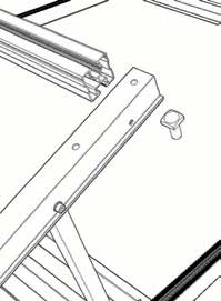 CompactVario with SolRack Mounting Instruction EN Mount module-bearing rail Feed square-head screws M10x25 into lower channel of the module bearing rail and put the screw threads into holes of the