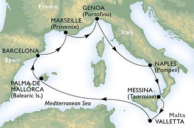 08.20., MSC Poesia, 7 éj, Genova ÚJ!