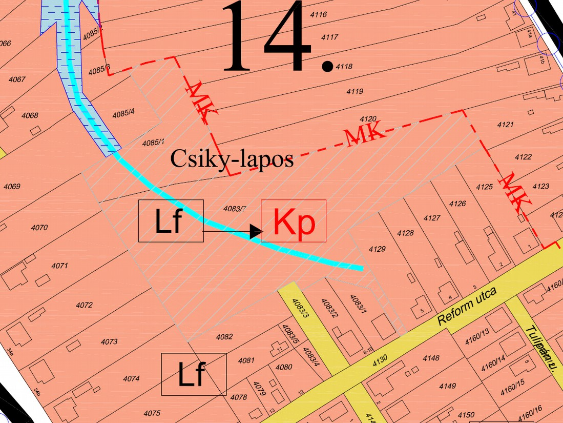 Lf > Kp (sport- és pihenőpark a Csiky-lapos területén) Egy másik, a város önkormányzati képviselő-testülete által támogatott, a szabadidő sporttal, pihenéssel való eltöltésének helyszínéül