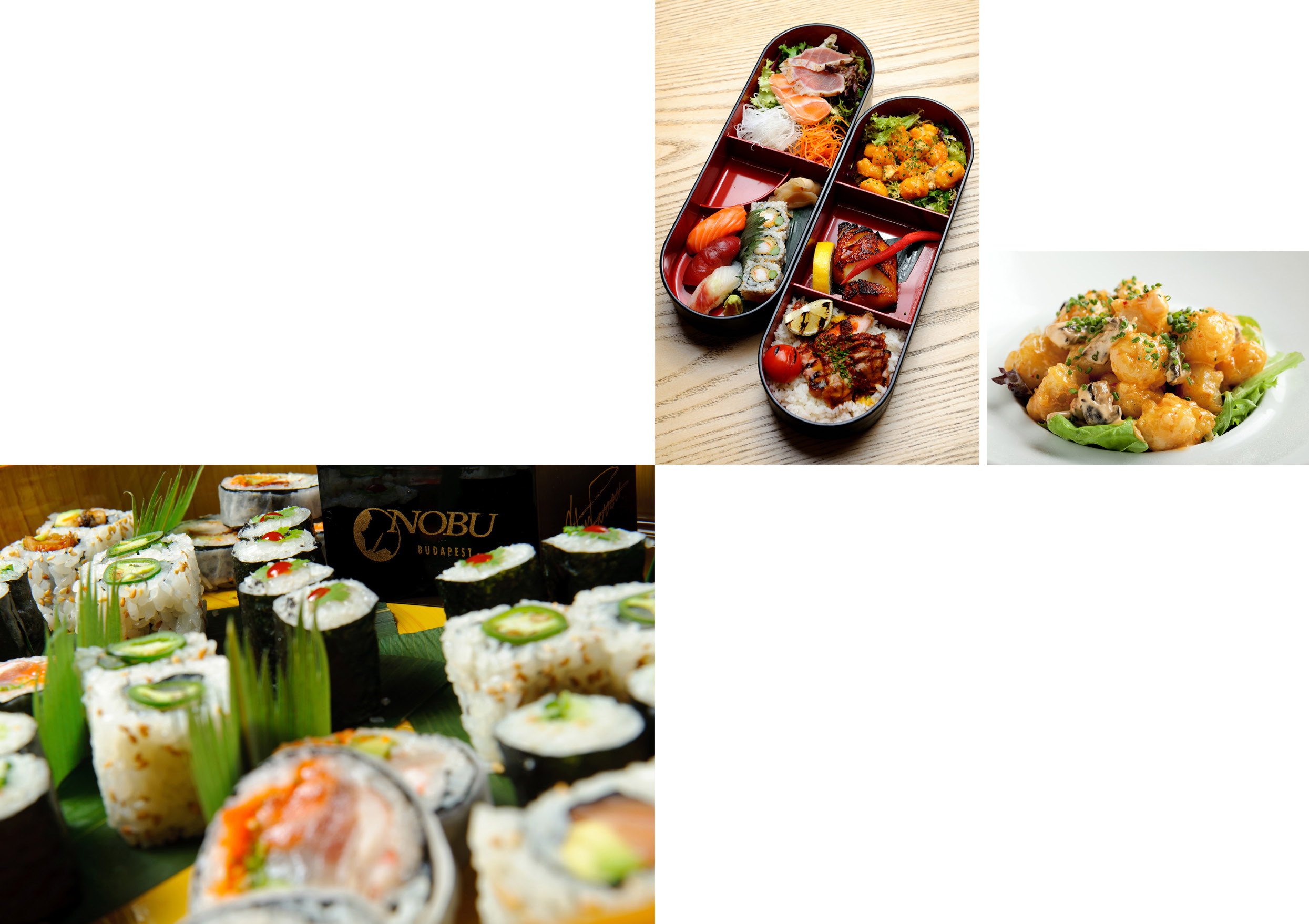 GQDB / 18 NOBU A Nobu, az avant-garde japán étteremlánc, sikertörténetének kezdete egészen 1994-ig nyúlik vissza, mikor Chef Nobu Matsuhisa Robert De Niro-val és más befektető partnerekkel