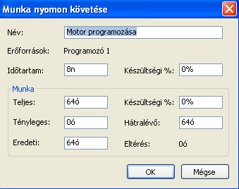 munka nyomon követésére ad lehetőséget. 99.