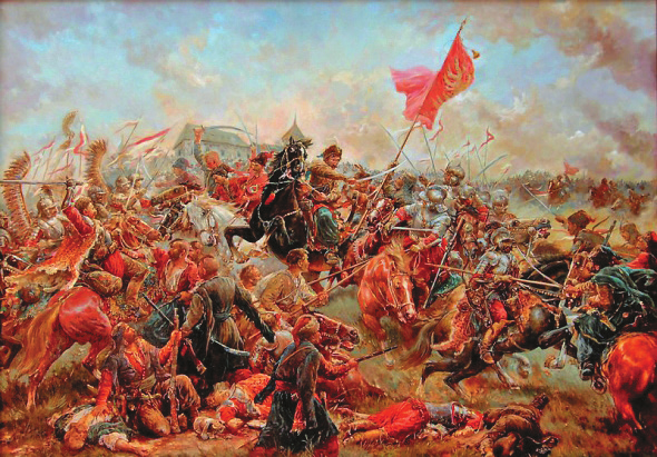 17.. A nemzeti-felszabadító harc kibontakozása 1648 1649-ben M. Dobrjanszkij: Csata Piljavci alatt? Mi újat tudhatunk meg a piljavci csatáról az illusztráció alapján? 1648. szeptember 11 13. között.