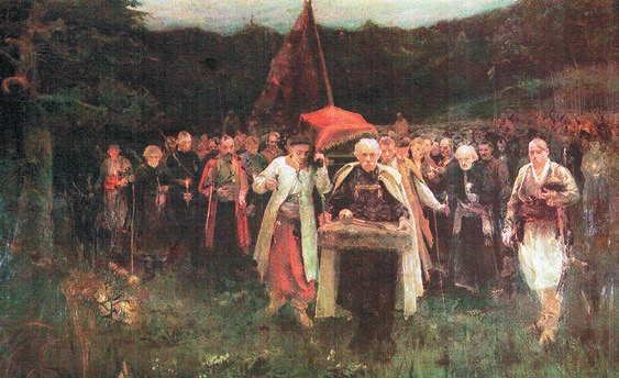 IV. FEJEZET O. Murasko: A kosatamán temetése 184 Az andruszovói béke megkötése után, 1667-ben egy ideig támogatta Petro Dorosenko harcát Ukrajna újraegyesítéséért.