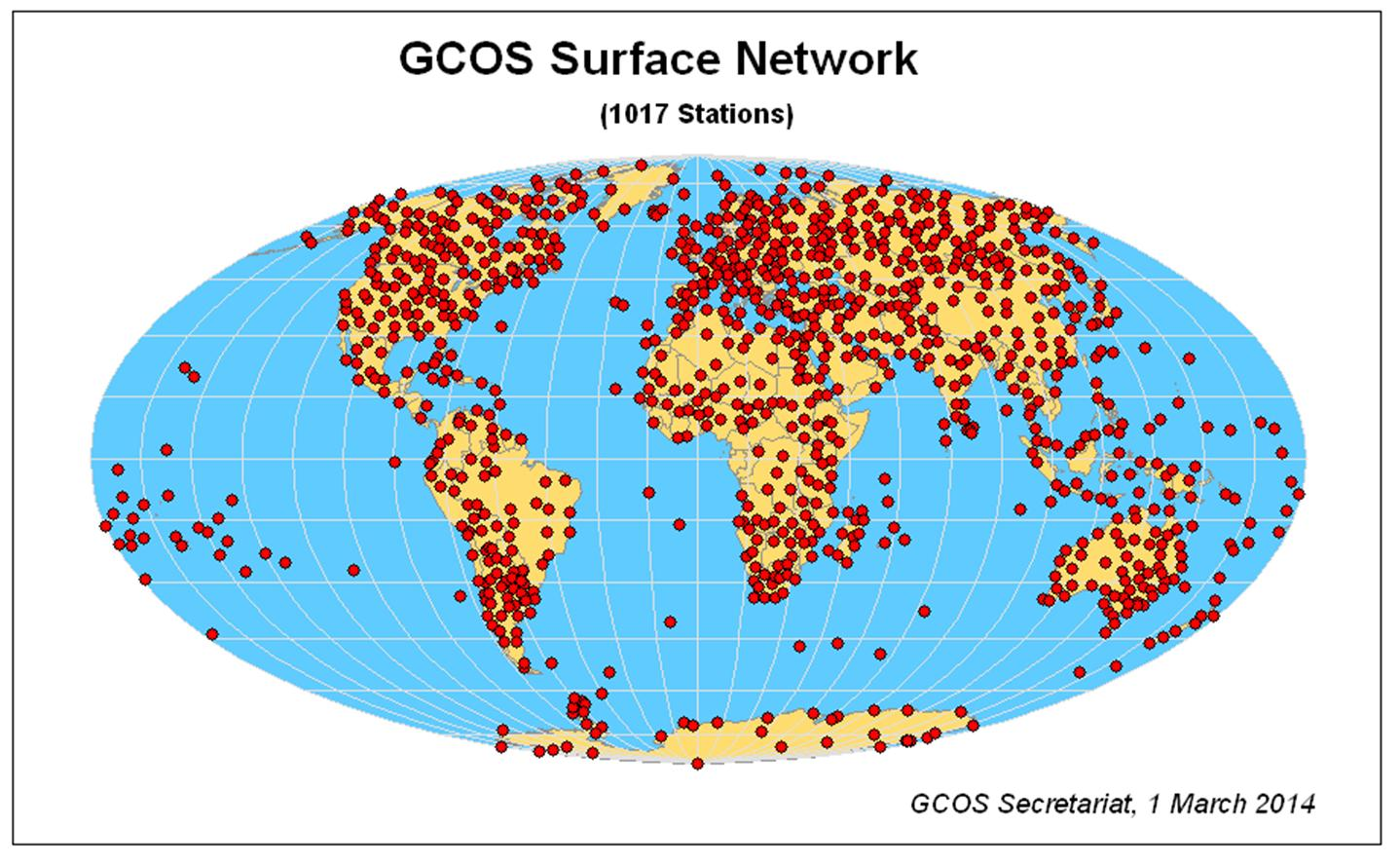 Variables (ECVs), melyek az IPCC és UNFCC munkáját is segítik felülvizsgálatot javasolnak felhasználói igények jobb kielégítése GCOS Climate Archive (National Climate Data Centre, NCDC, NOAA, US)
