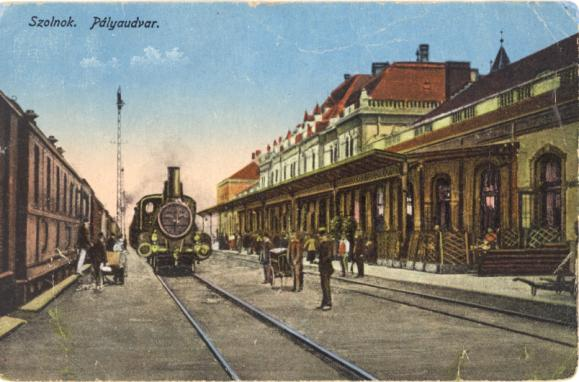 Vasútállomás 1922 Róth
