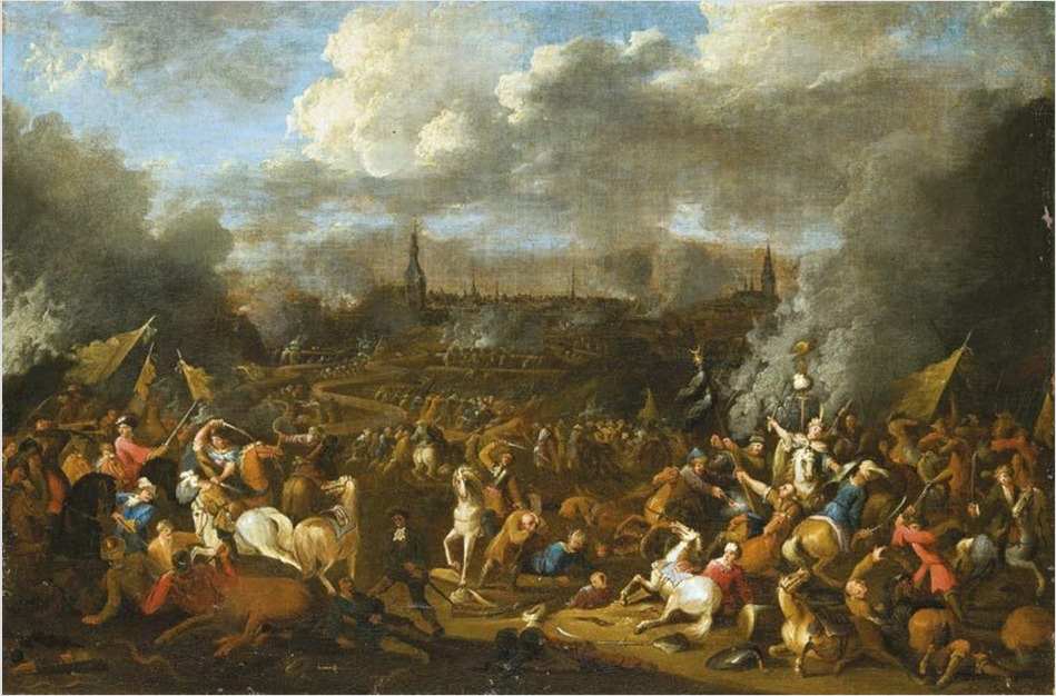 2. Rubens, Arnold Frans (Antwerpen, 1687 Antwerpen, 1719): Lovas ütközet I. II.