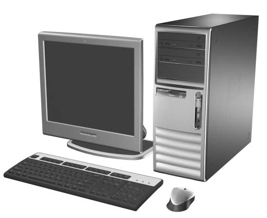 1 A termék jellemz i Általános konfigurációs jellemz k A HP Compaq átalakítható minitorony számítógép egyszerűen átalakítható asztali számítógéppé. A gép jellemzői modellenként eltérhetnek.