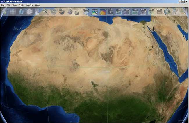 7. ábra: Nasa World Wind, Google Earth, Bing Maps képernyőképei A fent említett virtuális földgömbökön kívül még
