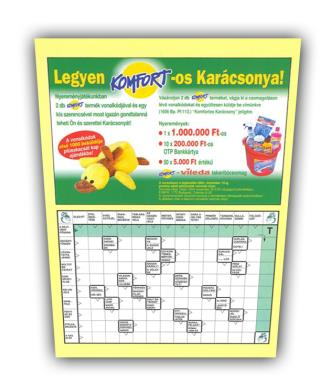 Füles Legolvasottabb rejtvénymagazin Megjelenés formája Borító keresztrejtvénnyel Net költségek* B/II: 168.900 Ft + áfa B/III: 153.700 Ft + áfa B/IV: 176.