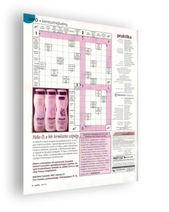 Praktika Praktikus nőknek szóló, trendteremtő, inspiráló női magazin Megjelenés formája 1/1 oldalas szponzoráció Költségek* Net