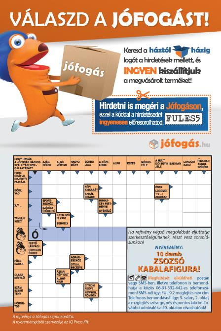 A rejtvény szponzoráció megvalósulási lehetőségei 1.