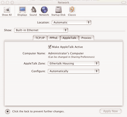 & Hívja le az Apple rendszer menüjét. é Válassza a System Preferences (a rendszer beállítása) pontot. Kattintson a Network ikonra az Internet & Network fejezetcím alatt. Kattintson a Configure.
